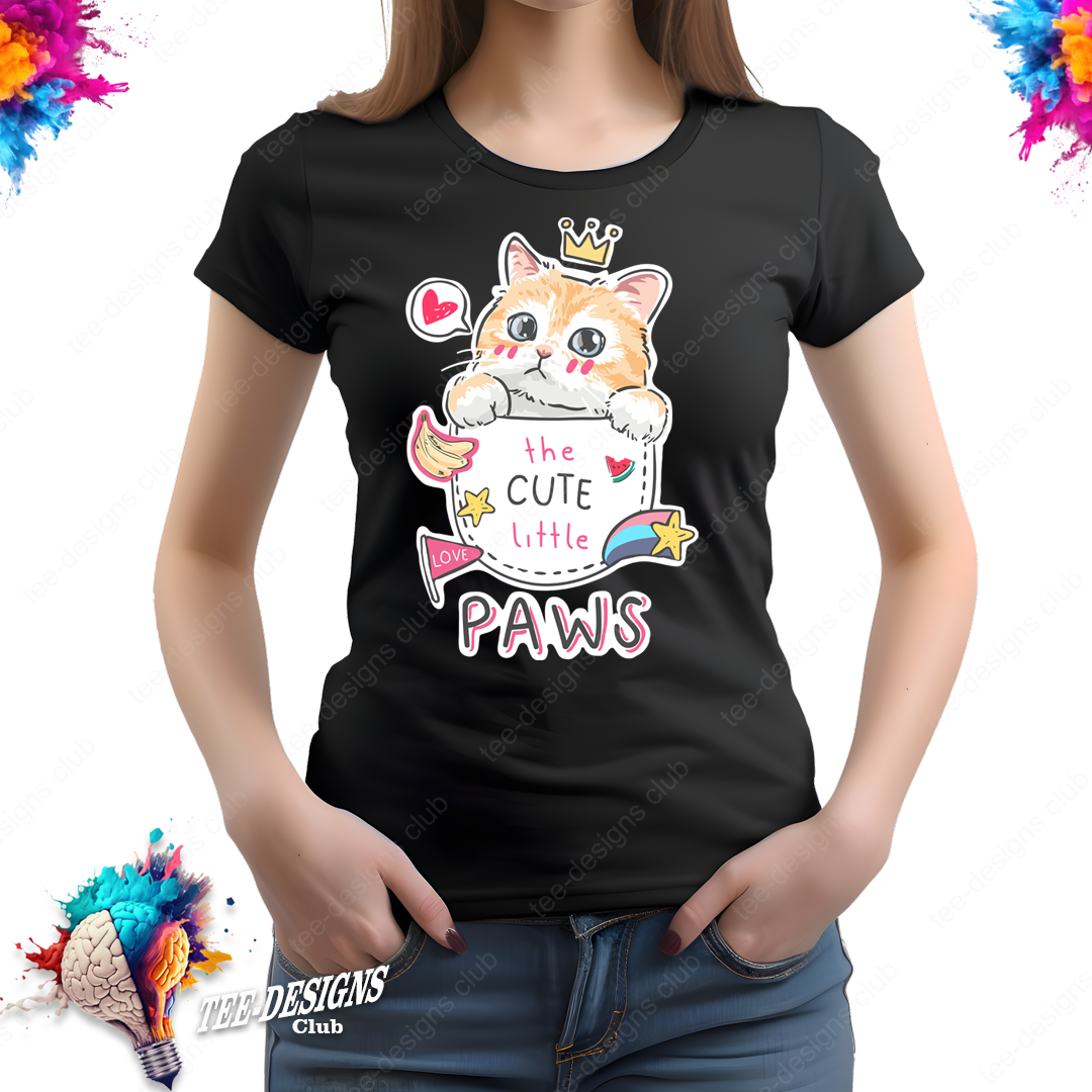 Cute Paws 00001 graphic design