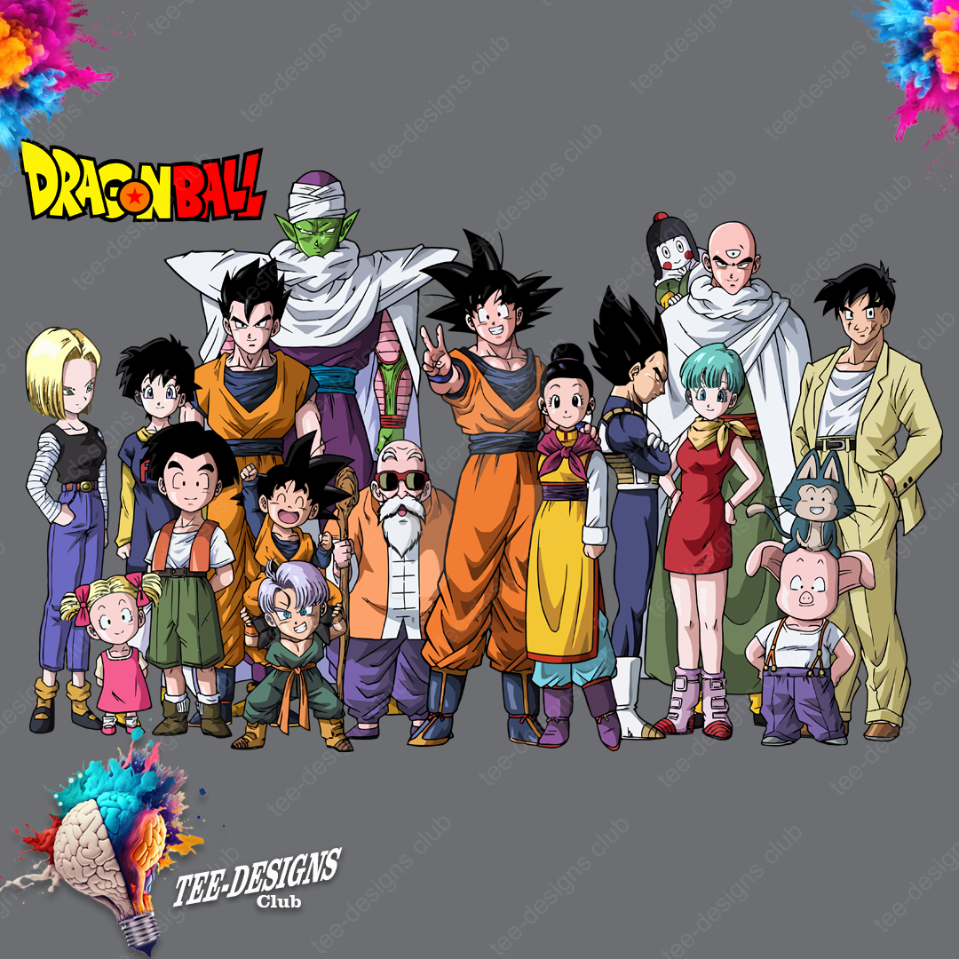 Dragon Ball Z 00106 graphic design