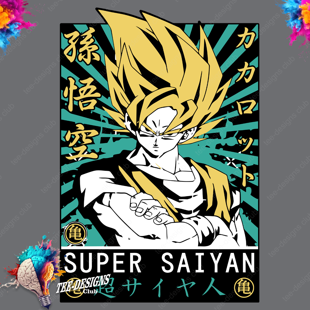 Dragon Ball Z 00116 graphic design