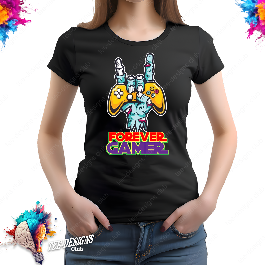 Forever gamer 00001 graphic design