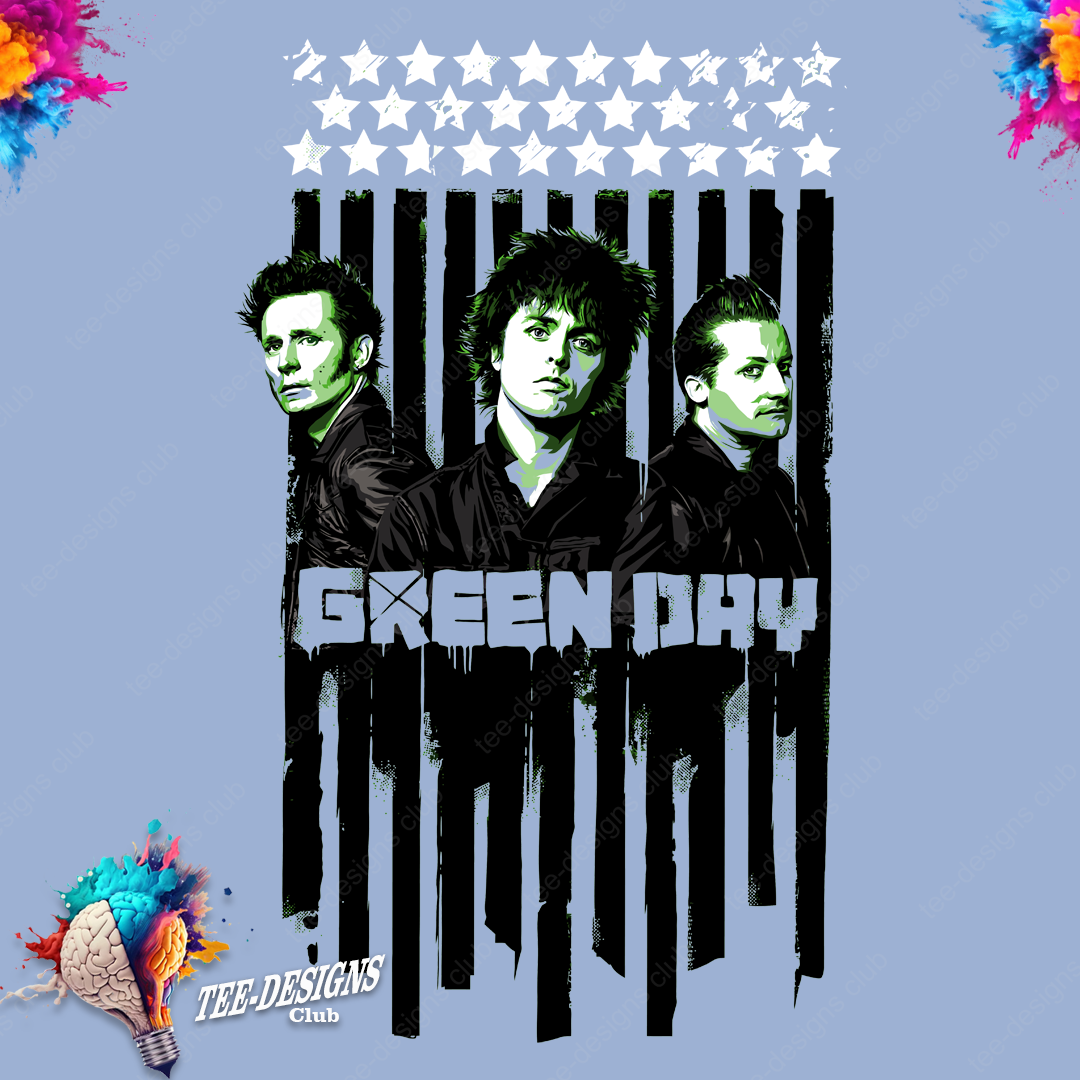 Green Day 00001 graphic design