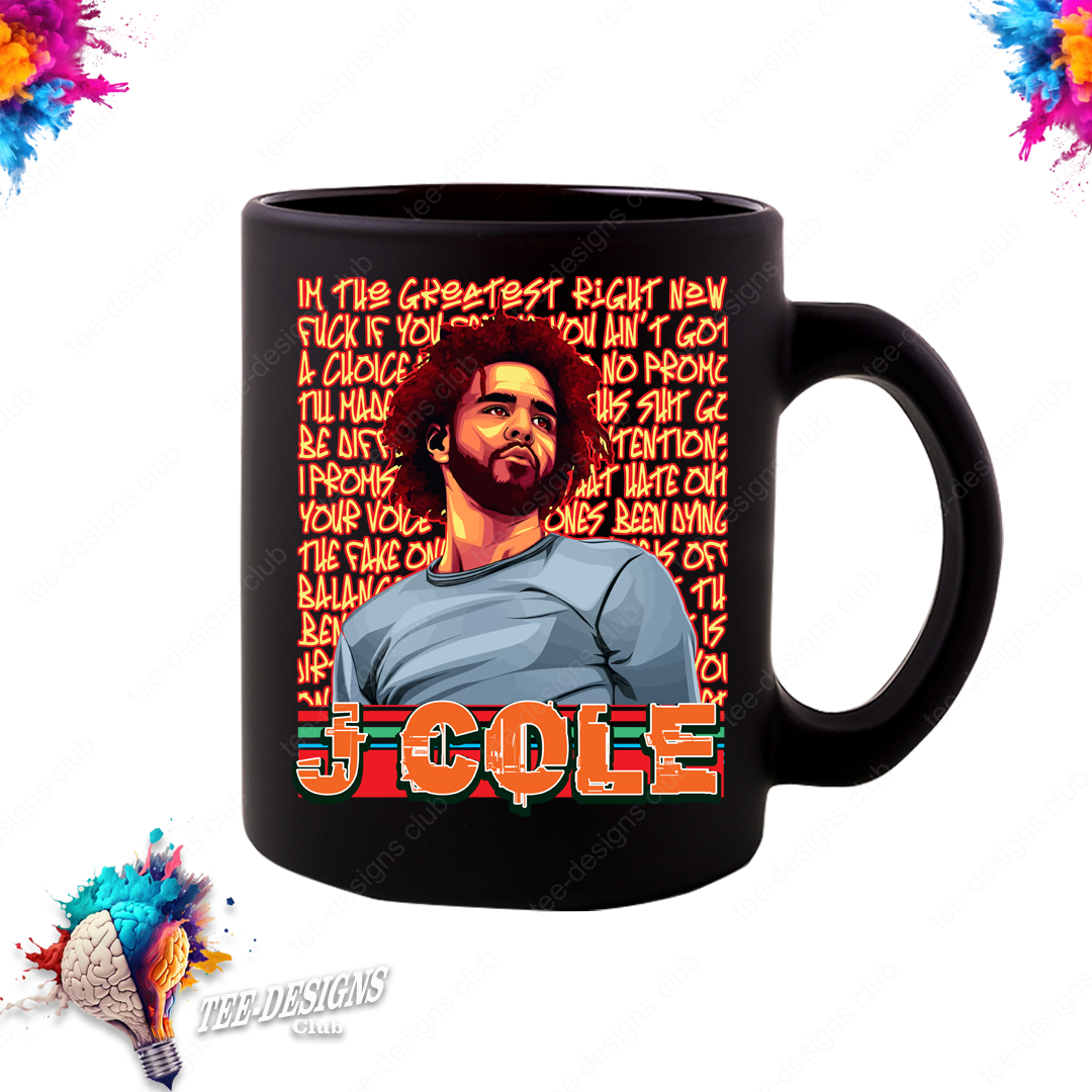 J Cole 00001 graphic design
