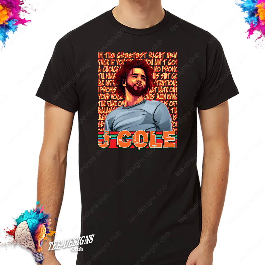 J Cole 00001 graphic design