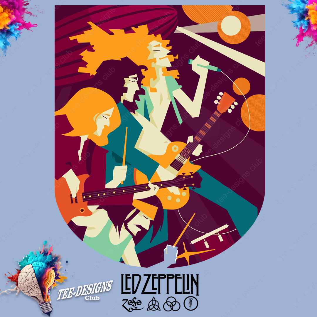Led Zeppelin 00002 graphic design