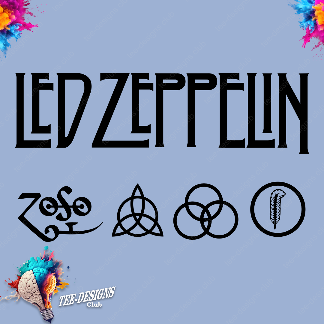 Led Zeppelin 00003 graphic design