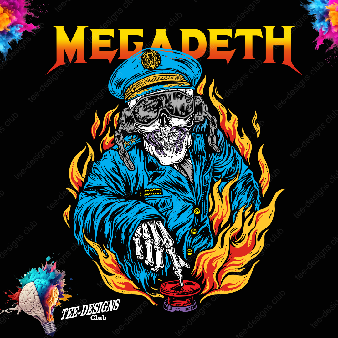 Megadeth 00001 graphic design