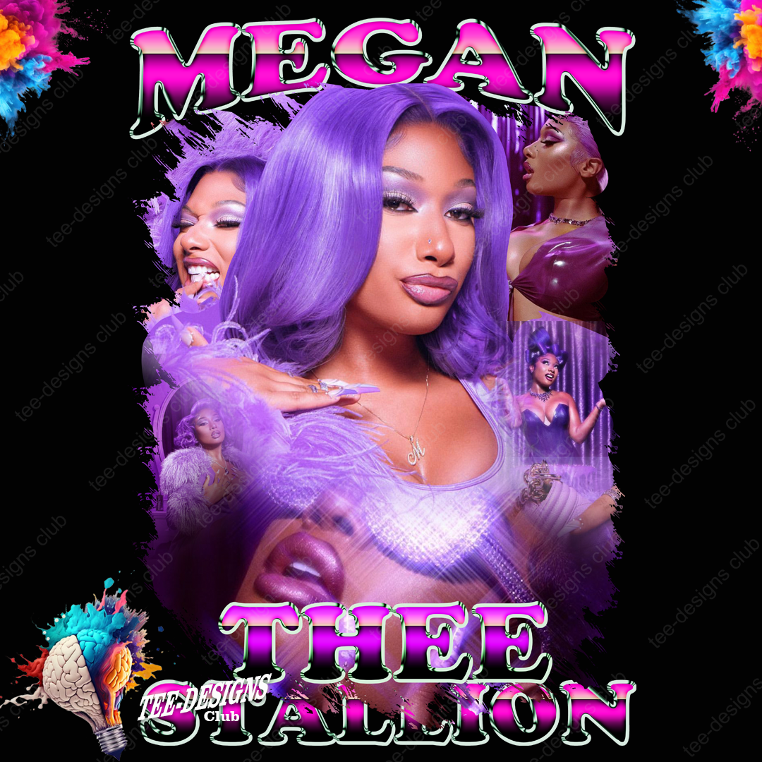 Megan Stallion 00001 graphic design