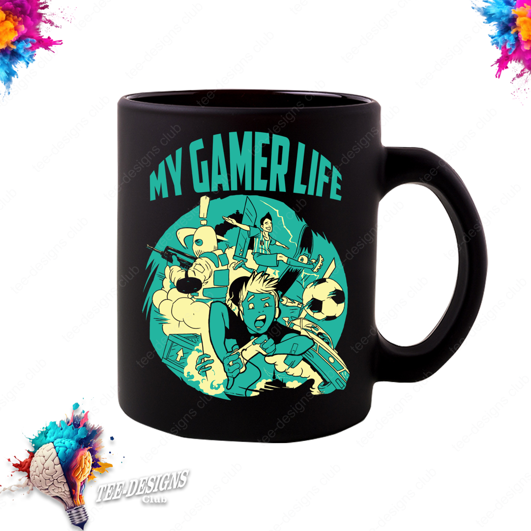 My gamer life 00001 graphic design