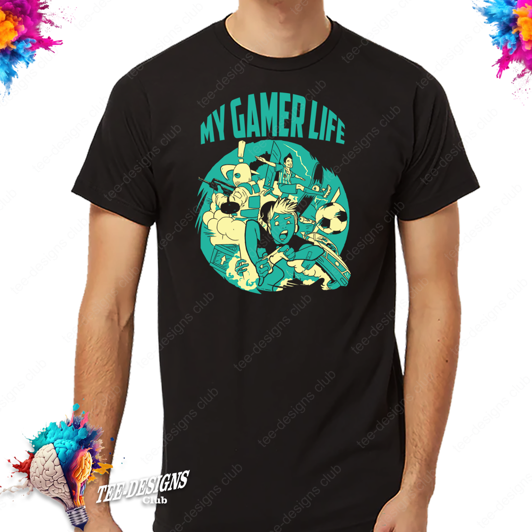 My gamer life 00001 graphic design
