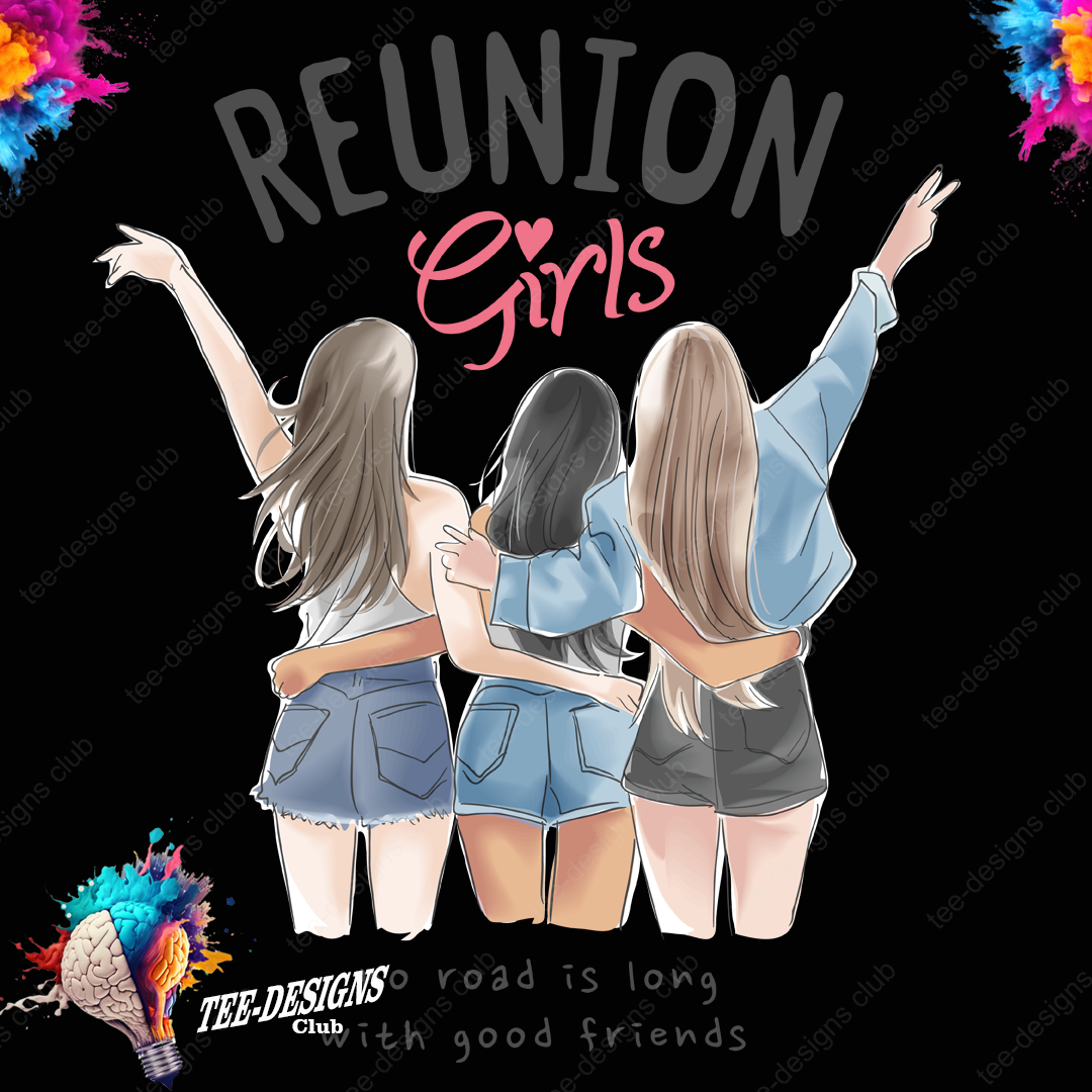 Reunion girls 00001 graphic design