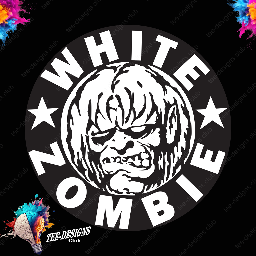 White Zombie 00001 graphic design