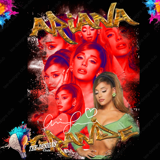 Adriana Grande 00001 graphic design