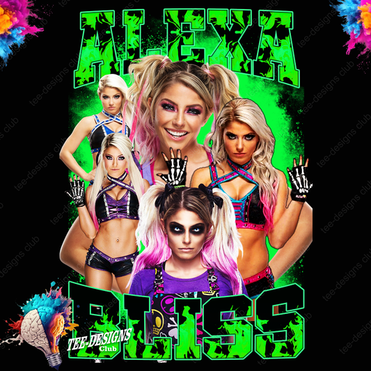 Alexa Bliss 00001 graphic design