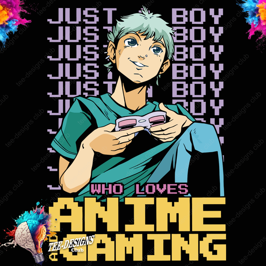 Anime gaming 00001 graphic design