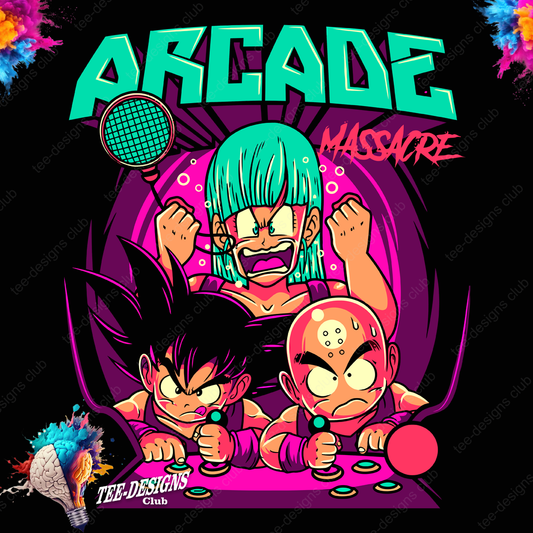 Arcade gamers 00001 graphic design