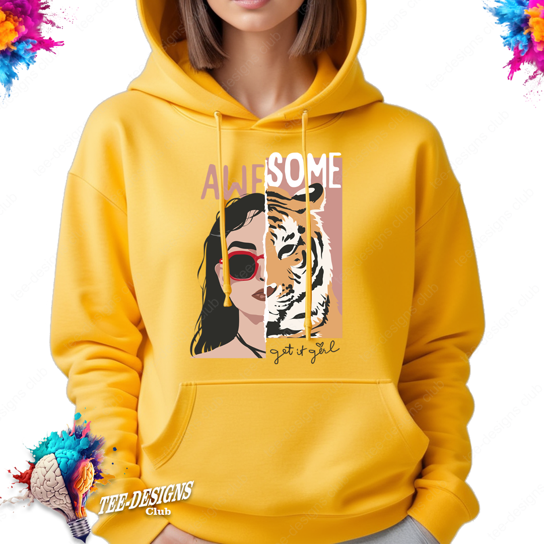 Awesome girl 00001 graphic design