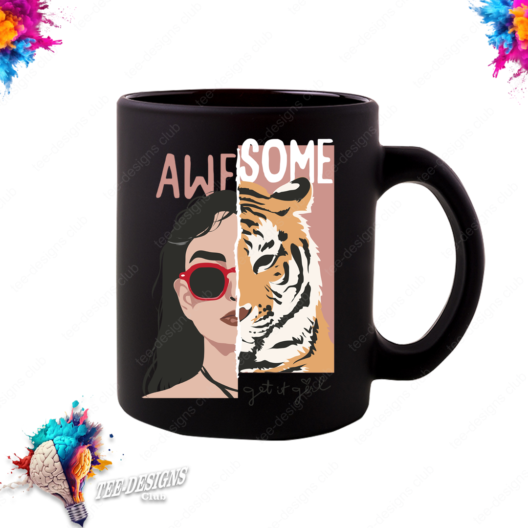 Awesome girl 00001 graphic design