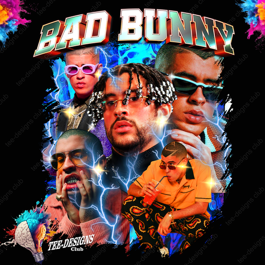 Bad Bunny 00001 graphic design