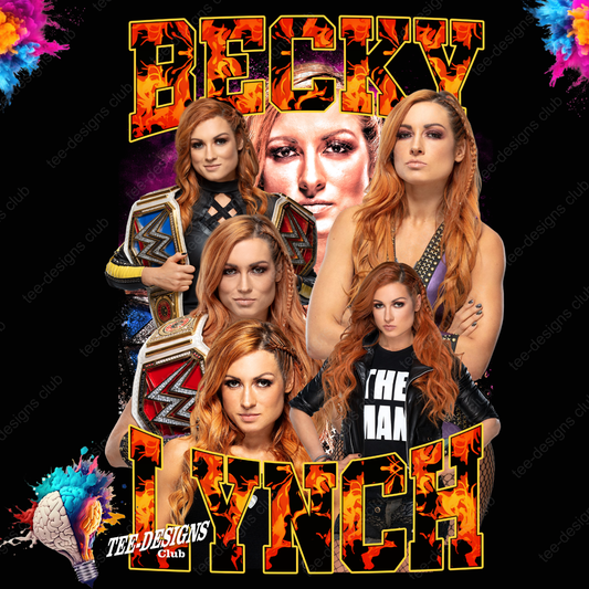 Becky Lynch 00002 graphic design