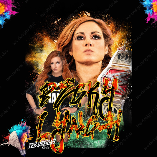 Becky Lynch 00003 graphic design