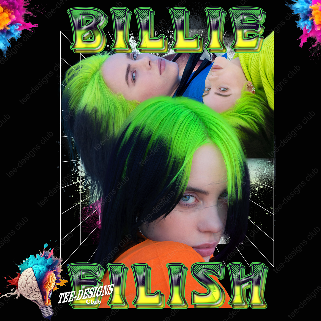 Billie Elish 00005 graphic design