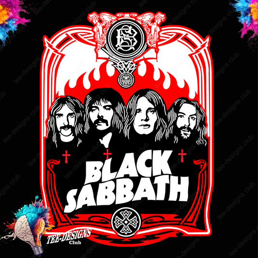 Black Sabbath 00001 graphic design