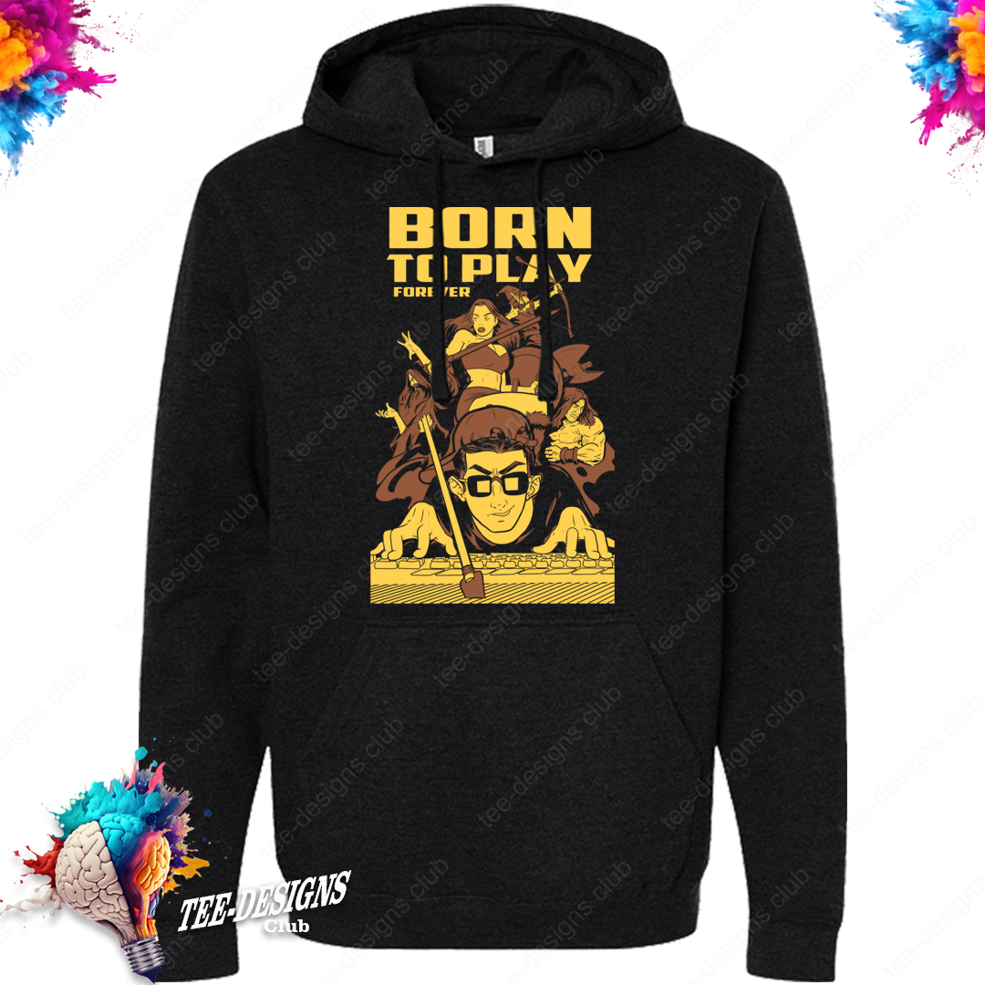 Born to play 00001 graphic design