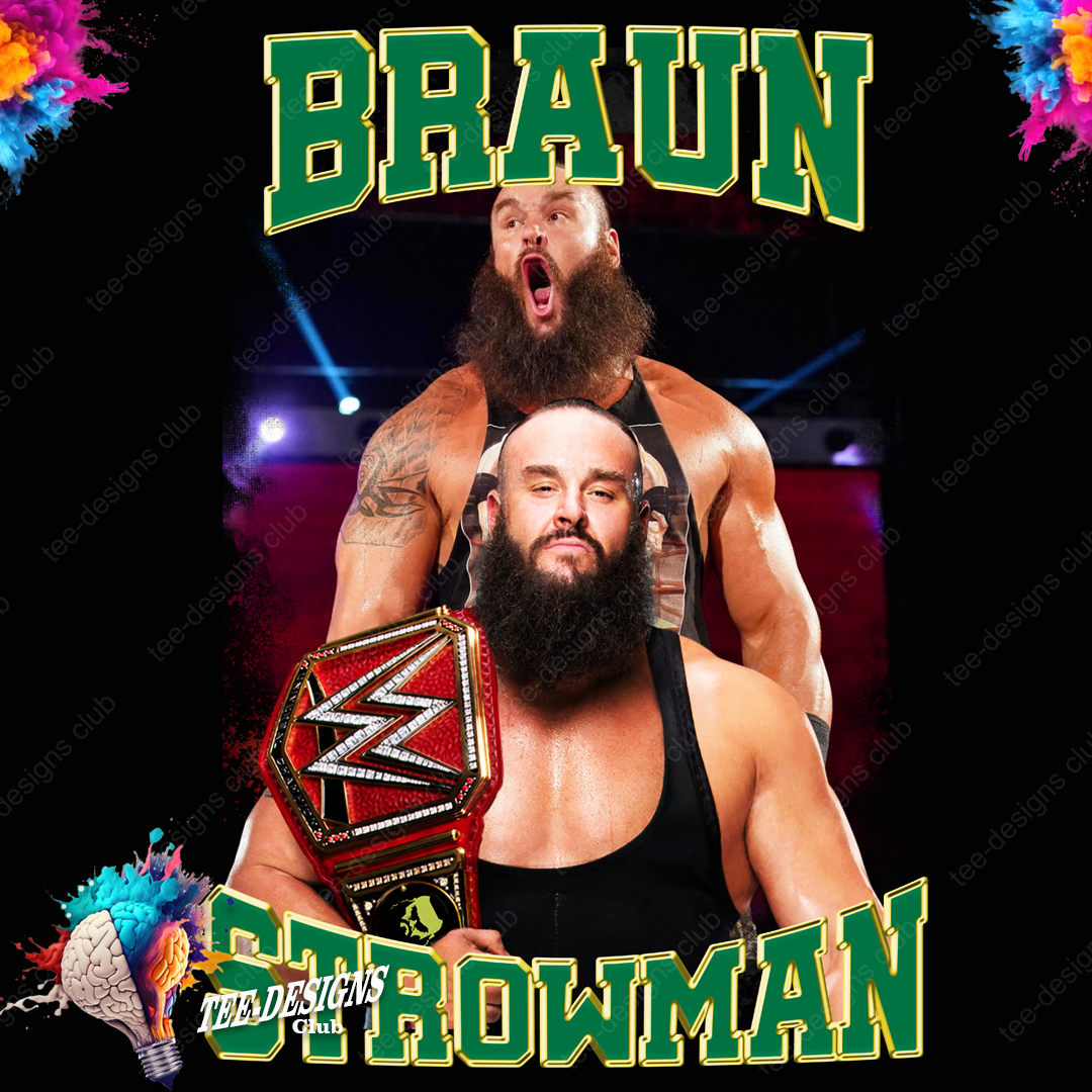 Braun Strowman 00001 graphic design