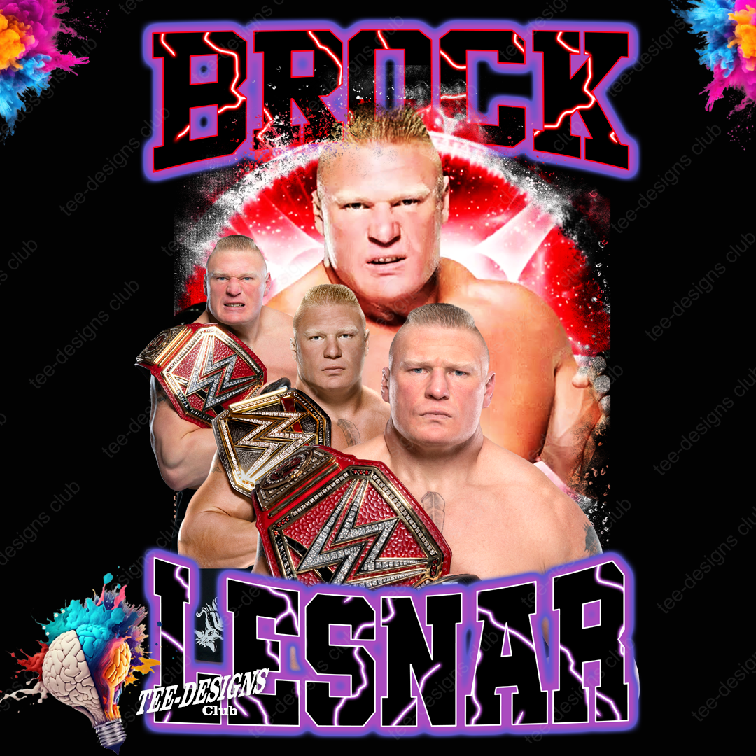 Brock Lesnar 00001 graphic design