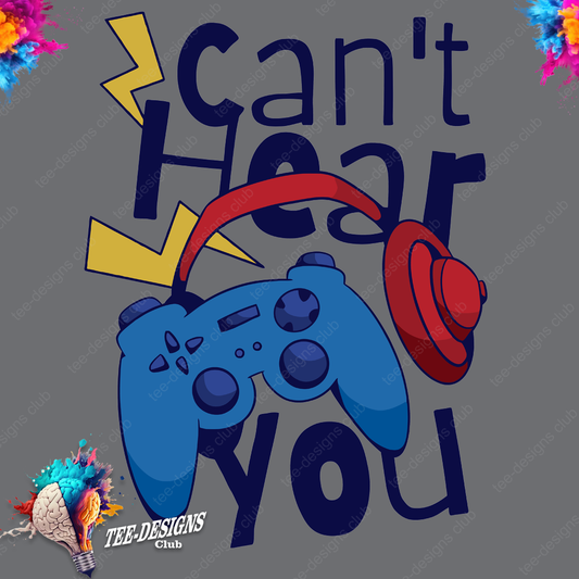 Can't hear you 00001 graphic design