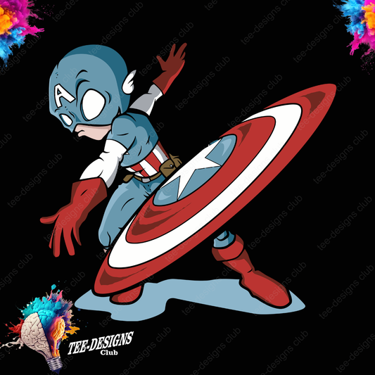 Captain America 00003 graphic design