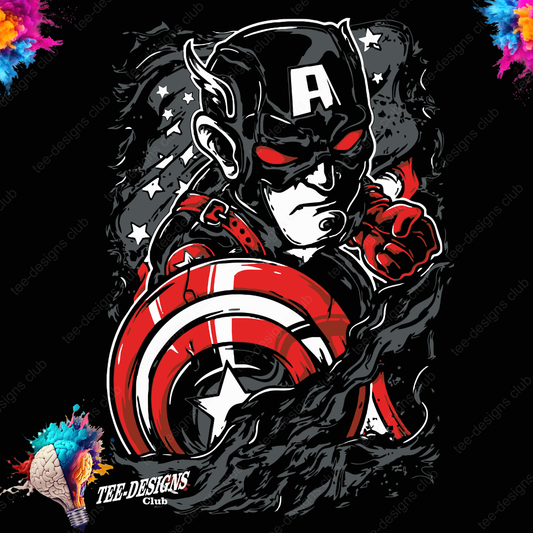 Captain America 00004 graphic design