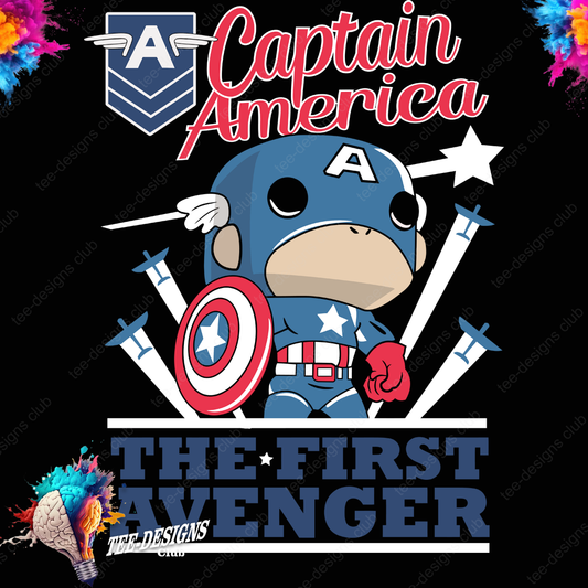 Captain America 00006 graphic design