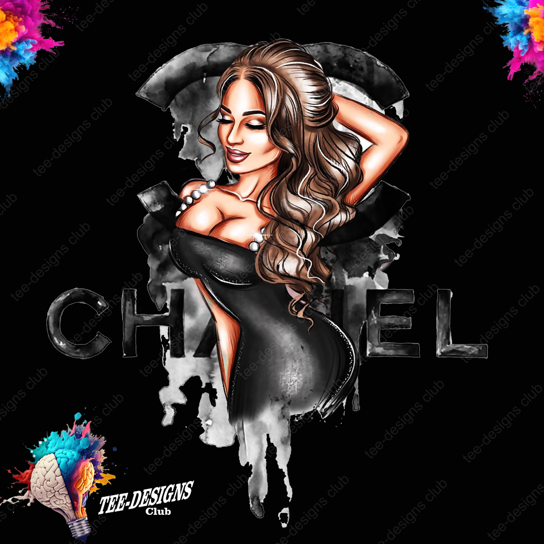 Chanel Woman 00001 graphic design