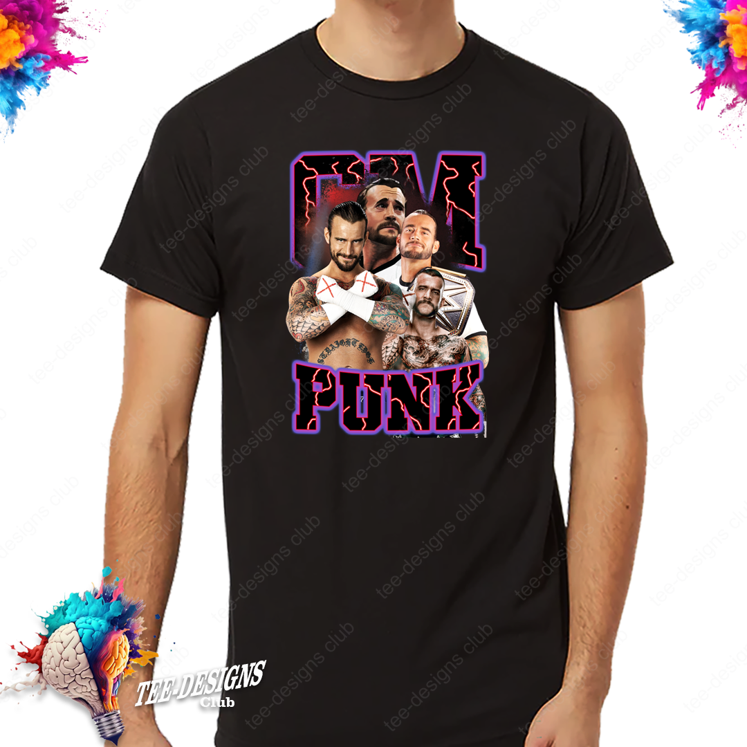 CM Punk 00001 graphic design