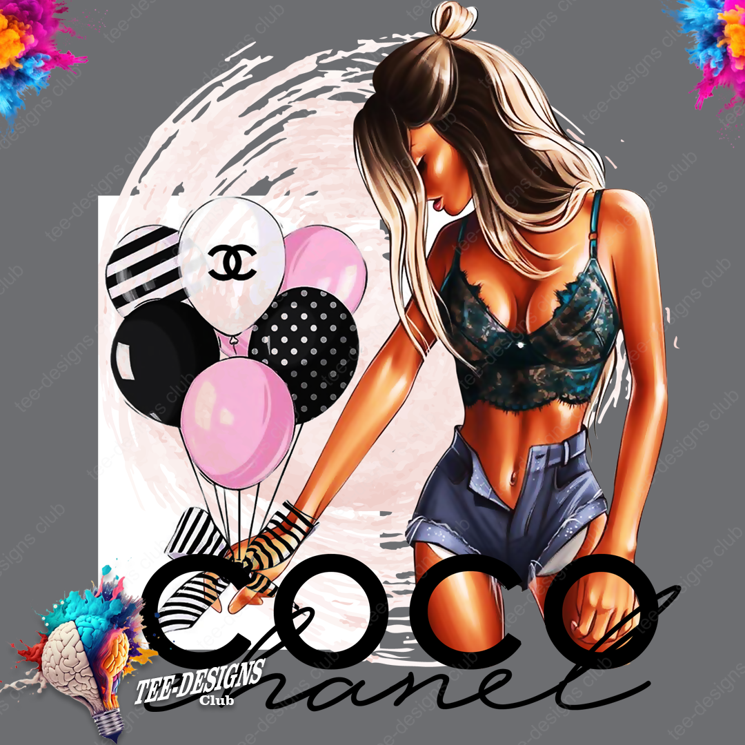 Coco Chanel 00001 graphic design