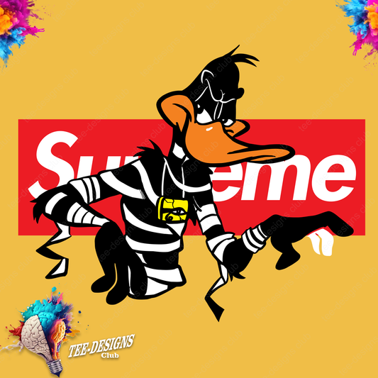 Daffy Duck 00001 graphic design