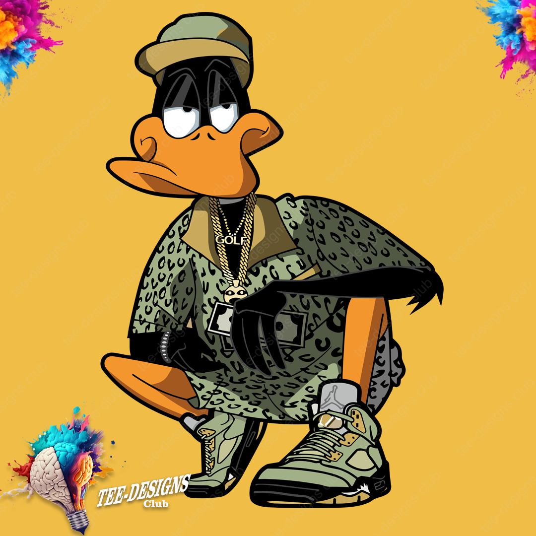 Daffy Duck 00003 graphic design