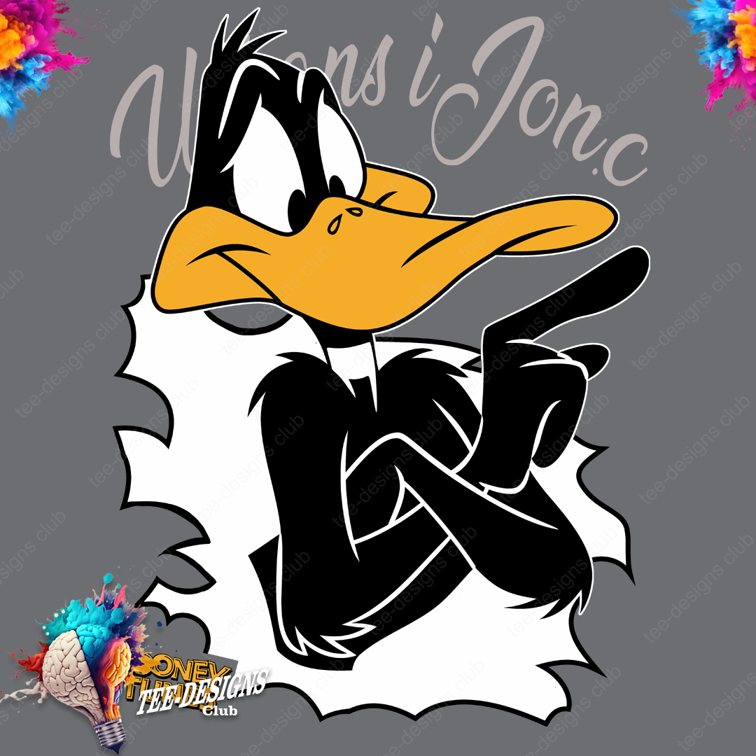 Daffy Duck 00006 graphic design