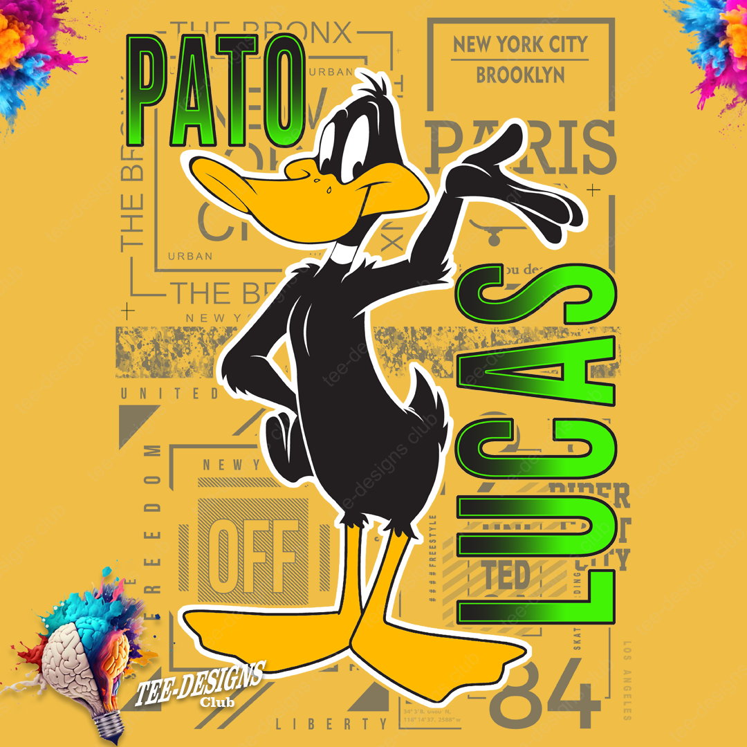 Daffy Duck 00010 graphic design