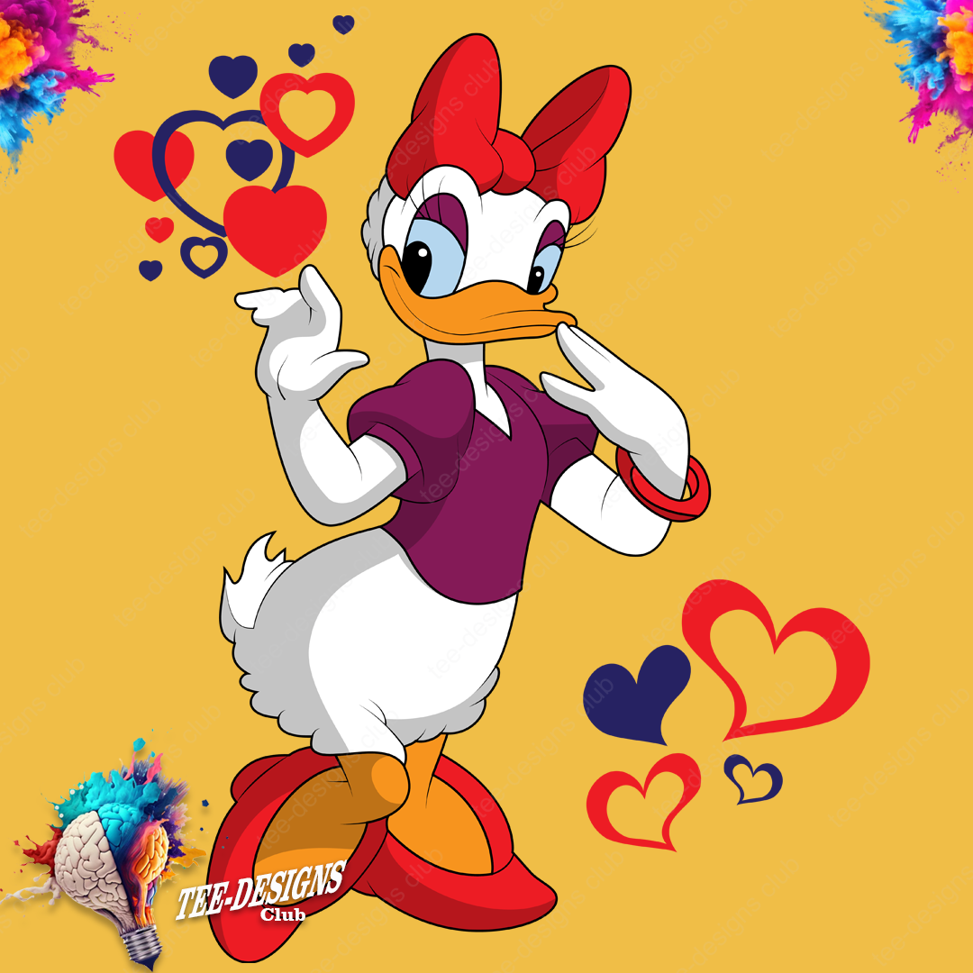 Daisy Duck 00003 graphic design