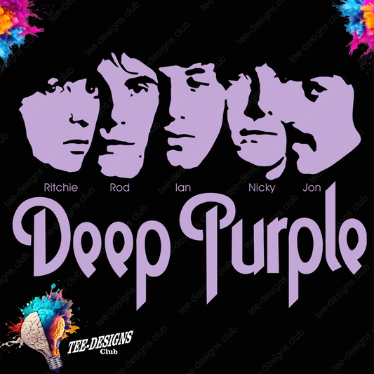 Deep Purple 00001 graphic design