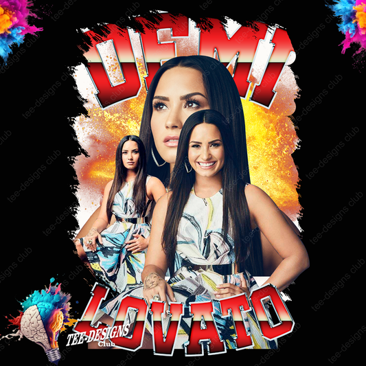 Demi Lovato 00001 graphic design