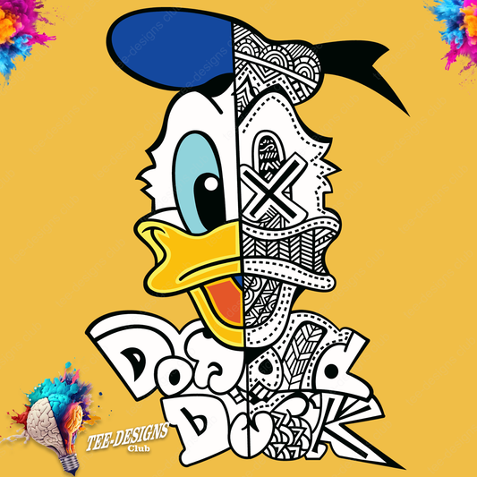 Donald Duck 00003 graphic design