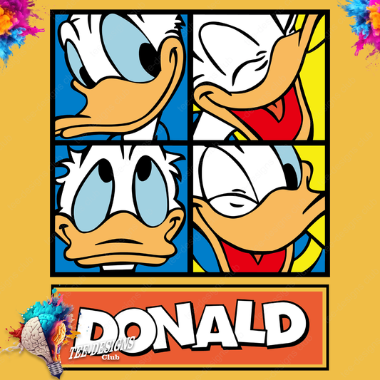 Donald Duck 00006 graphic design