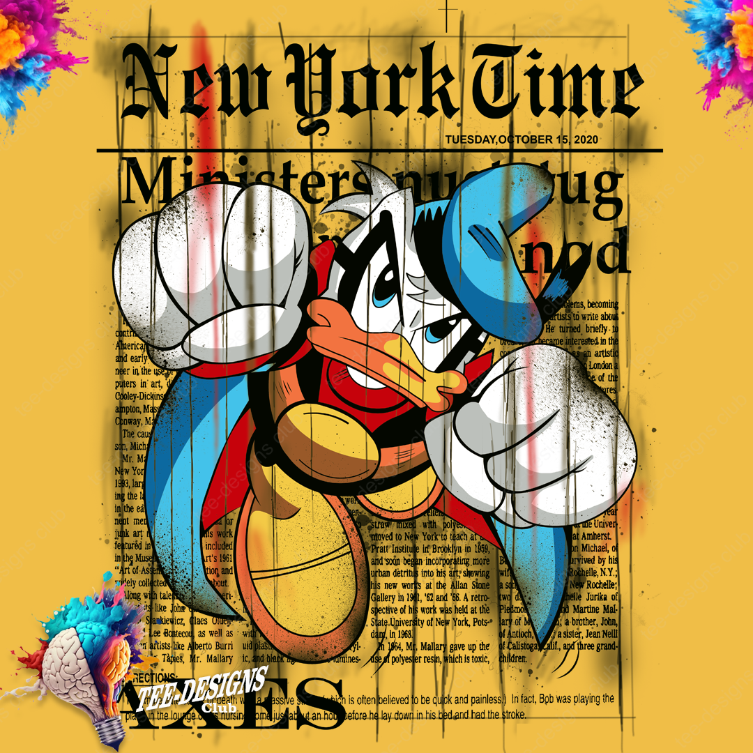 Donald Duck 00009 graphic design