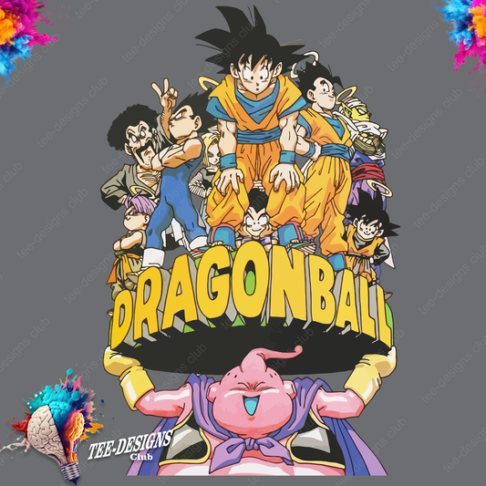 Dragon Ball Z 00047 graphic design