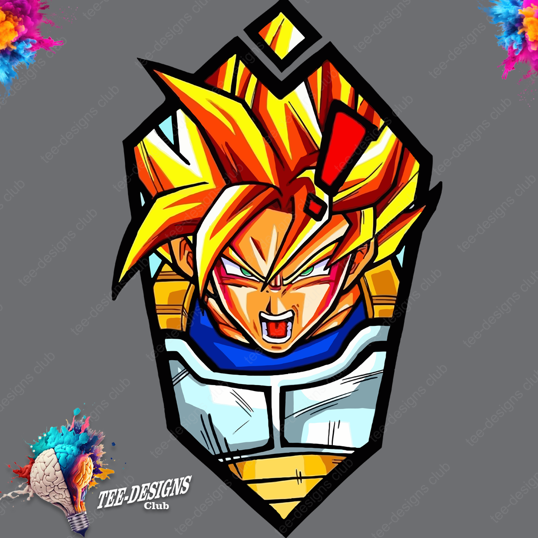 Dragon Ball Z 00123 graphic design