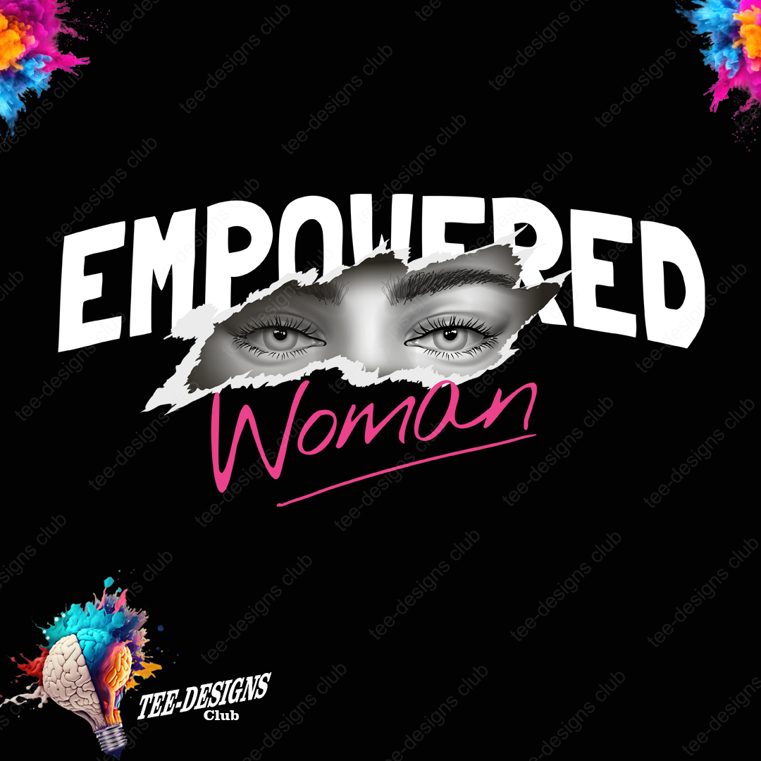 Empowered woman 00001 graphic design