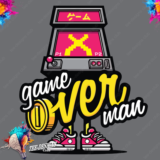 Game over 00003 graphic design